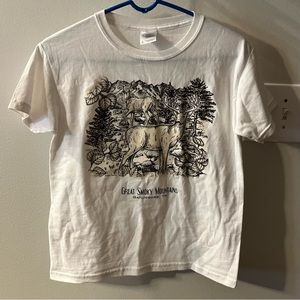 great smoky mountains gatlinburg TN t shirt
brand gildan
size youth small